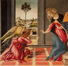 Annunciation by Sandro Botticelli