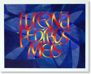 Lucerna Pedibus Meis by Martin Wenham